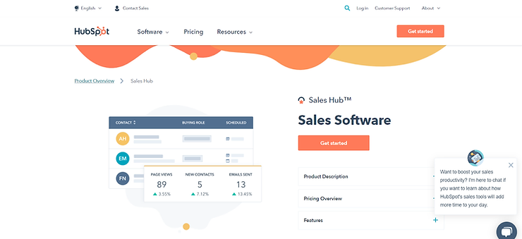 Hubspot sales